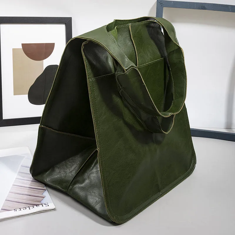 Borsa tote in pelle oversize