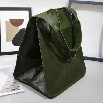Borsa tote in pelle oversize