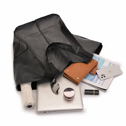 Borsa tote in pelle oversize