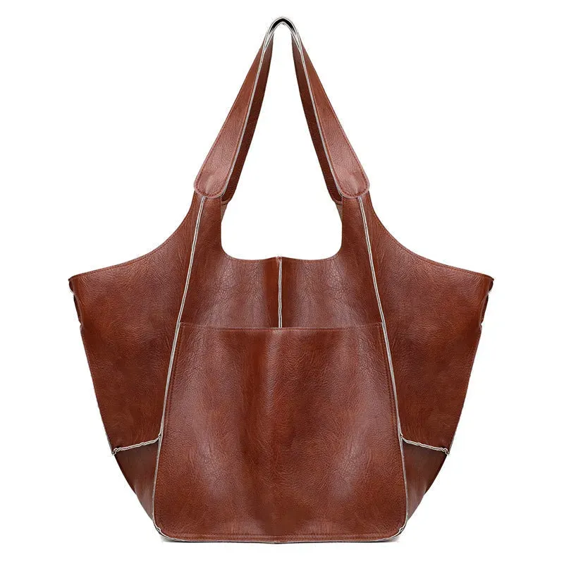 Borsa tote in pelle oversize