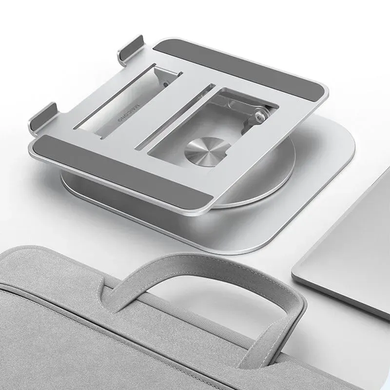 Supporto per laptop in lega di alluminio con staffa girevole