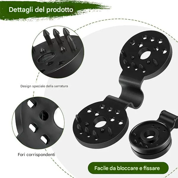 Clip di plastica per teli ombreggianti