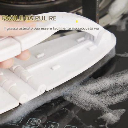 Pulitore per piano cottura pieghevole