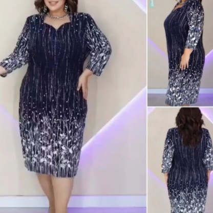 【S-4XL】🌿 Elegante abito a maniche lunghe da donna