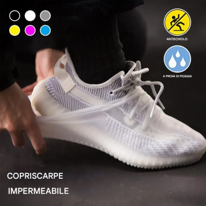 Copriscarpe in lattice di gomma per esterni