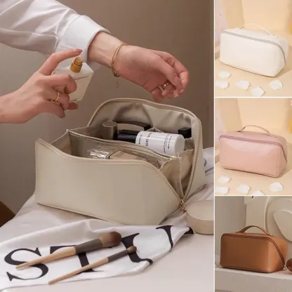 Borsa cosmetica da viaggio di grande capacità