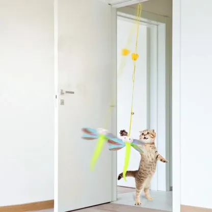 Giocattolo per gatti che rimbalzano appeso