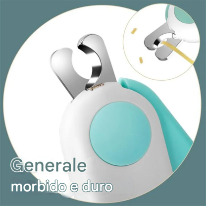 Tagliaunghie a LED per animali domestici