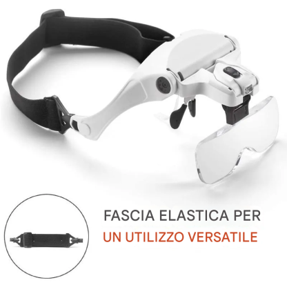 Lente di ingrandimento a LED in vetro da lavoro