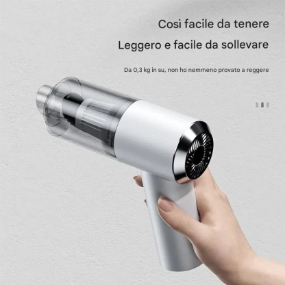 Aspirapolvere portatile wireless per auto
