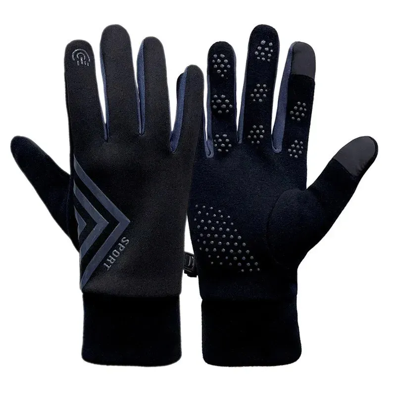 Guanti impermeabili touch screen antiscivolo resistenti al freddo