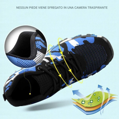 Scarpe antinfortunistiche con punta in acciaio, 1 paio