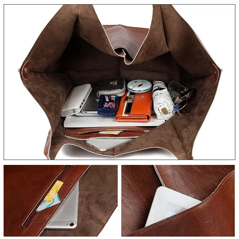 Borsa tote in pelle oversize