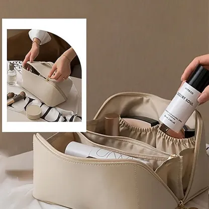 Borsa cosmetica da viaggio di grande capacità