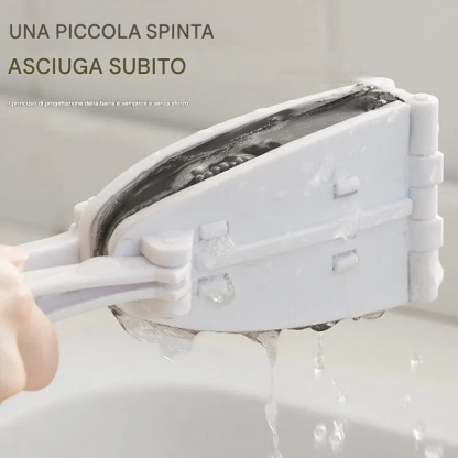 Pulitore per piano cottura pieghevole