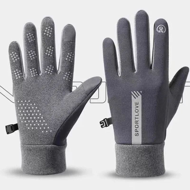 Guanti impermeabili touch screen antiscivolo resistenti al freddo
