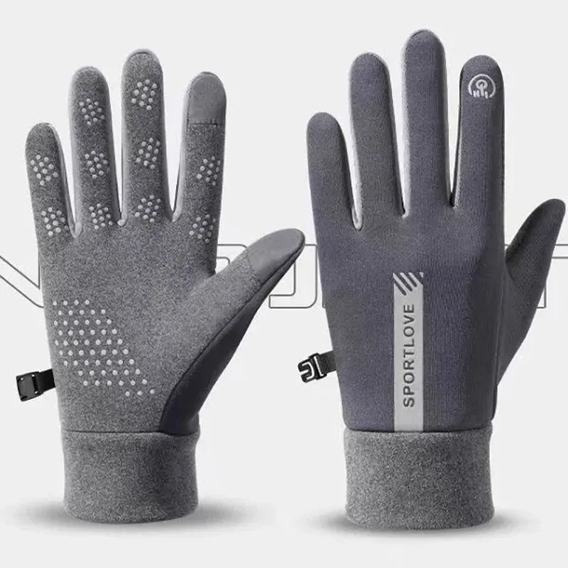 Guanti impermeabili touch screen antiscivolo resistenti al freddo