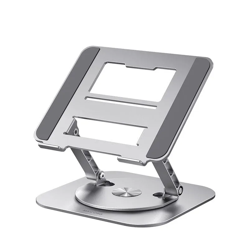 Supporto per laptop in lega di alluminio con staffa girevole