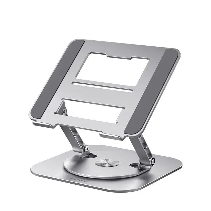 Supporto per laptop in lega di alluminio con staffa girevole