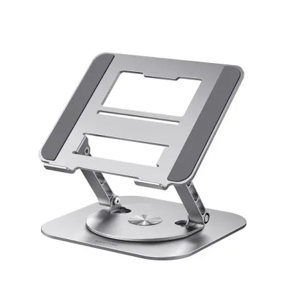 Supporto per laptop in lega di alluminio con staffa girevole