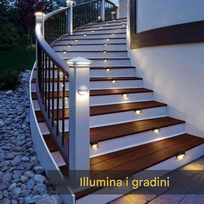 Luci solari da esterno impermeabili per ponti