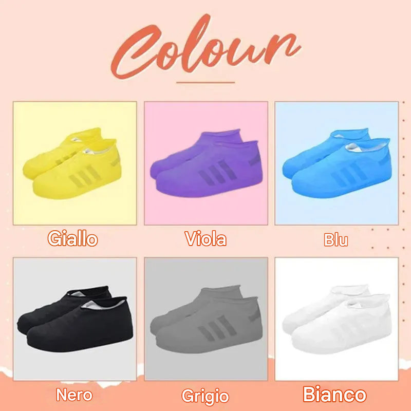 Copriscarpe in lattice di gomma per esterni