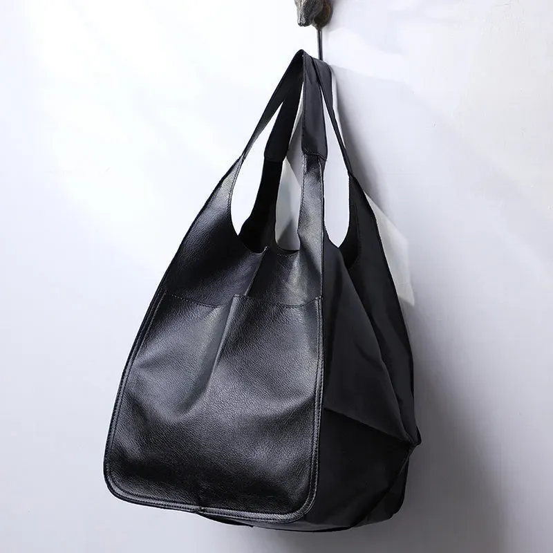 Borsa tote in pelle oversize