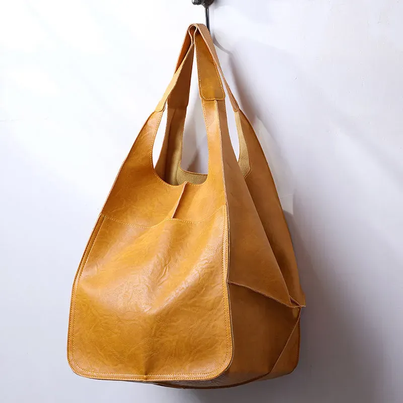 Borsa tote in pelle oversize