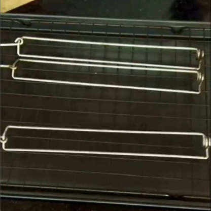 Forchetta per barbecue con ala di pollo
