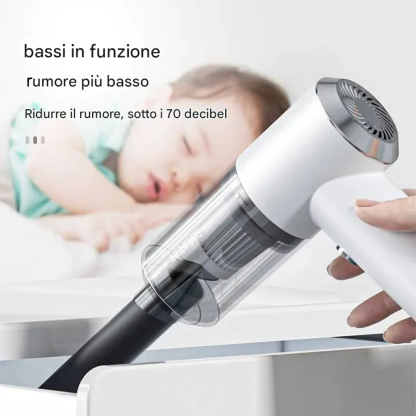 Aspirapolvere portatile wireless per auto
