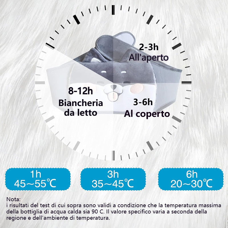 🔥Cintura per borsa dell'acqua calda ricaricabile in peluche🔥