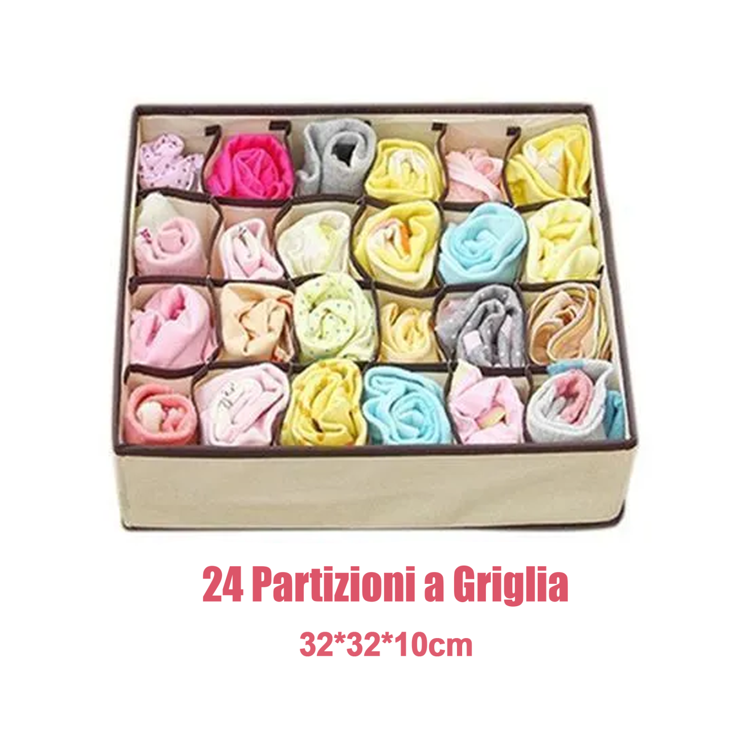 Organizer pieghevole per biancheria intima (4 foto/1 set)