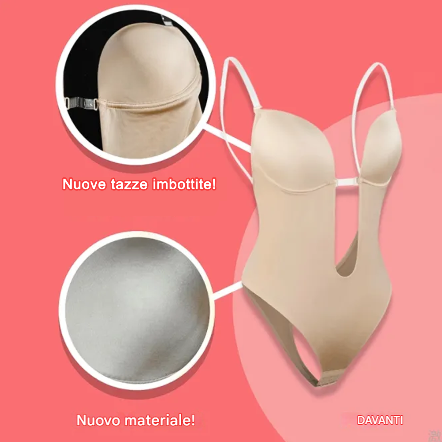Reggiseno modellante senza schienale