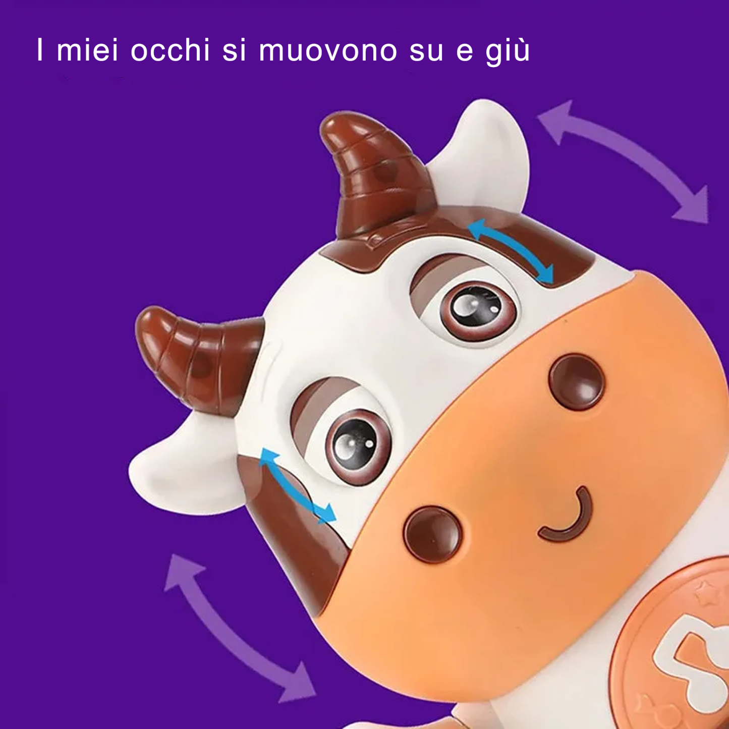 Giocattoli musicali a forma di mucca
