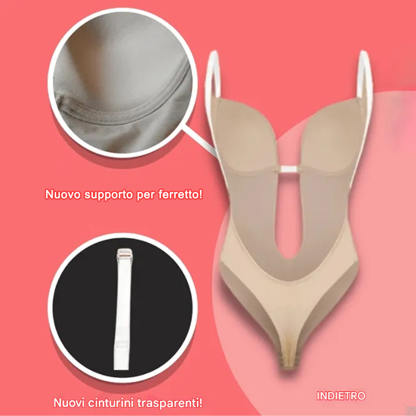 Reggiseno modellante senza schienale