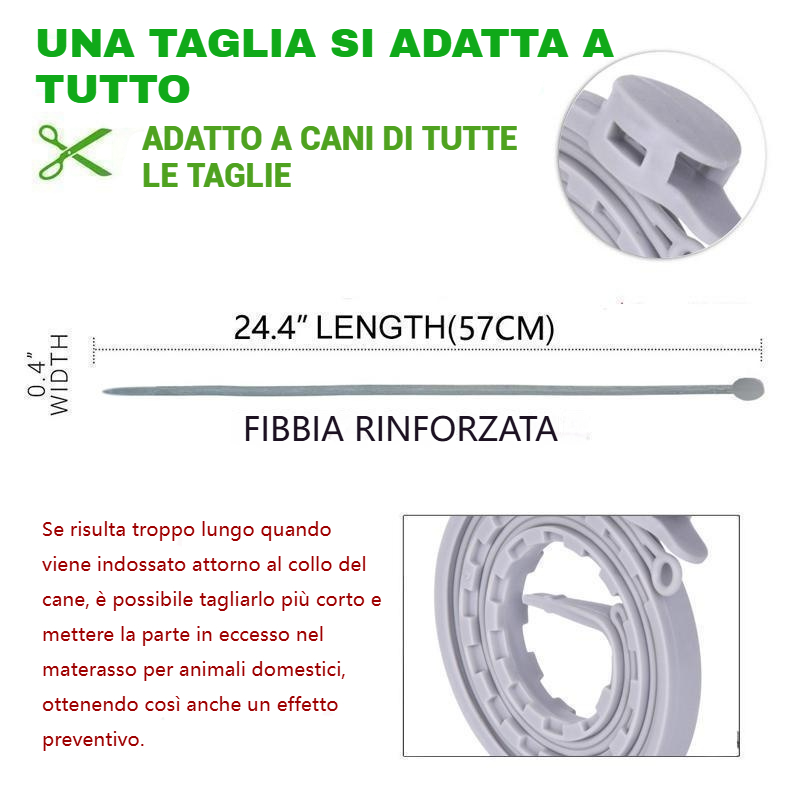 Collare antipulci e zecche Pro Guard per cani