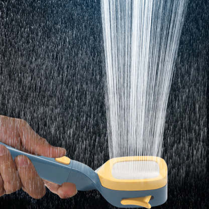 Soffione doccia pressurizzato portatile a 4 modalità con interruttore di pausa