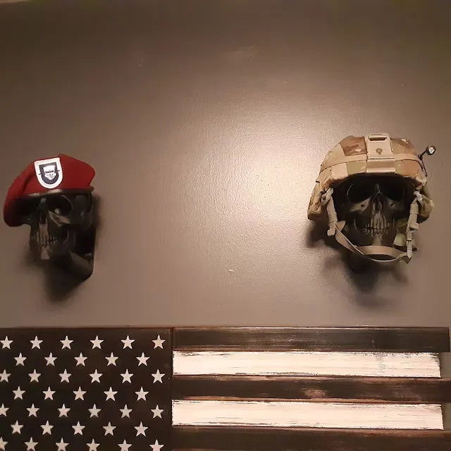 Pacchetto espositivo casco teschio 3D