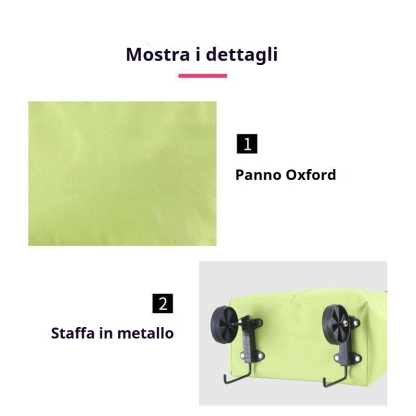 Borsa della spesa pieghevole ecologica