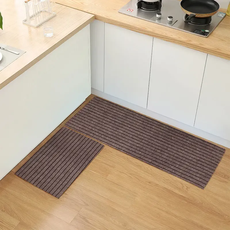 (40*60cm+40*120cm) Tappetino da cucina antiscivolo a strisce che assorbe acqua e olio