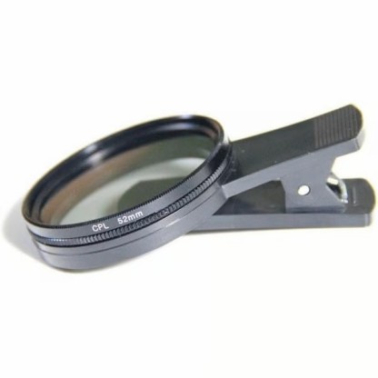Obiettivo polarizzato CPL da 52 mm per smartphone