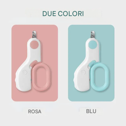 Tagliaunghie a LED per animali domestici