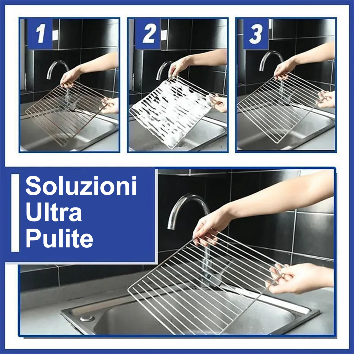 Spray detergente multiuso senza risciacquo