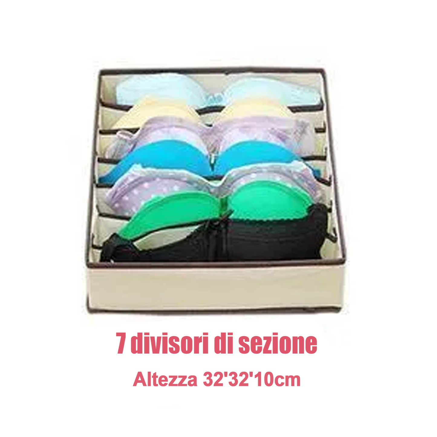 Organizer pieghevole per biancheria intima (4 foto/1 set)