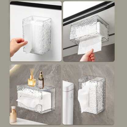 Multifunctional glacier pattern tissue box