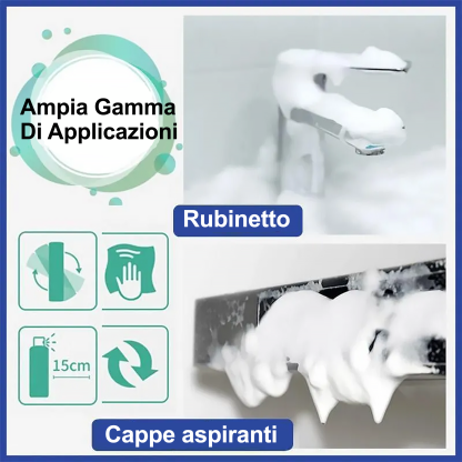 Spray detergente multiuso senza risciacquo