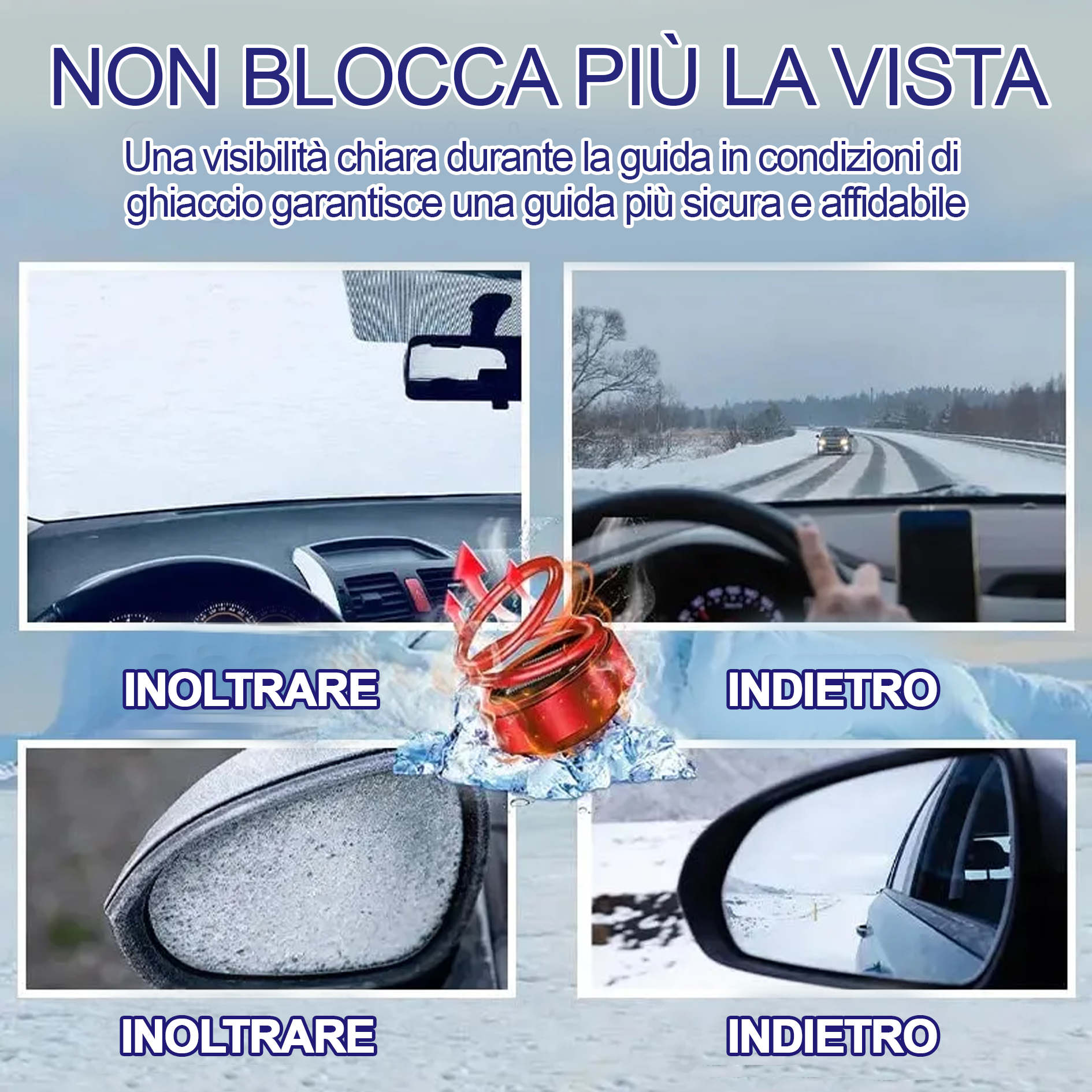 Riscaldatore molecolare cinetico portatil