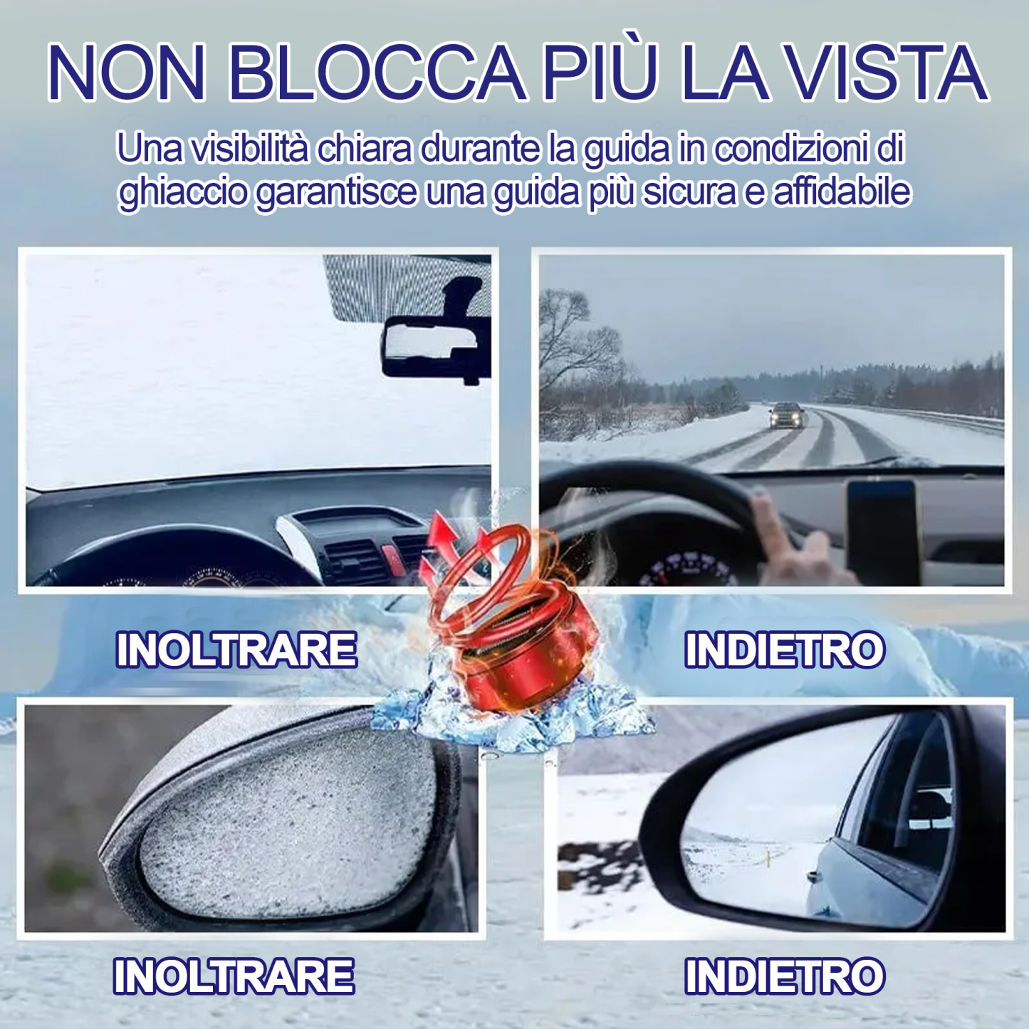 Riscaldatore molecolare cinetico portatil