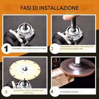 Biella di prolunga per smerigliatrice angolare🔥