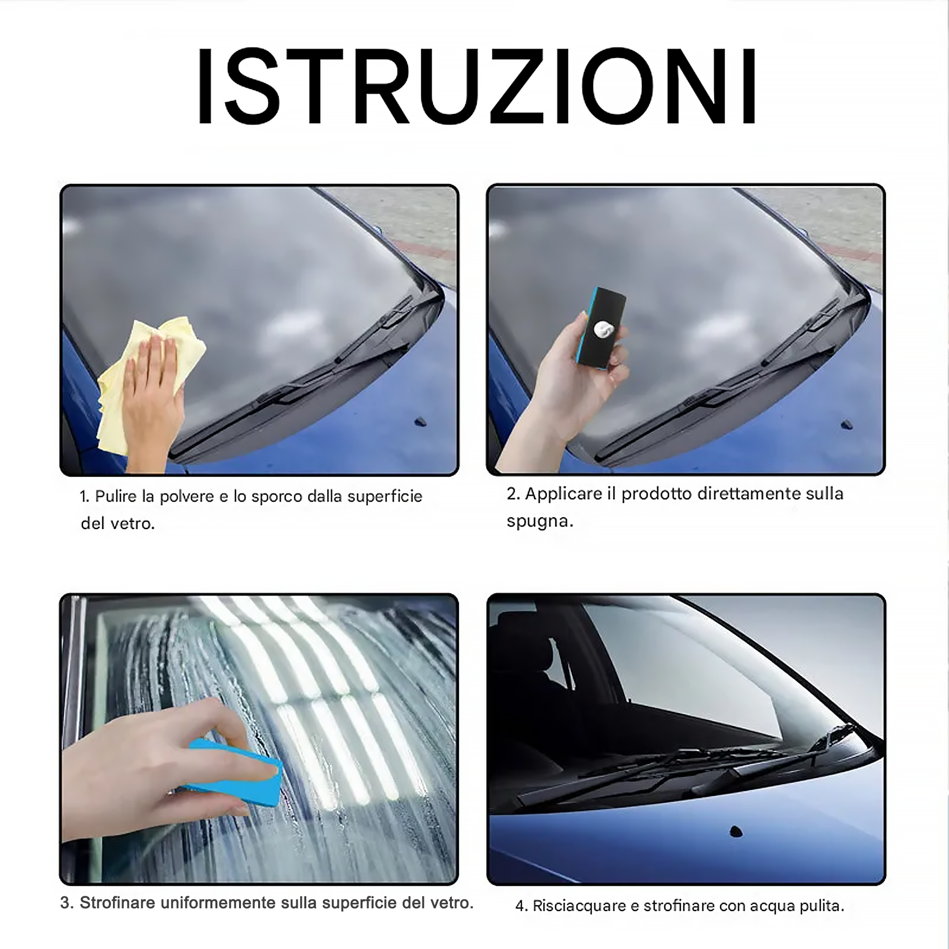 🎊GRANDE OFFERTA🎊 Detergente per pellicole oleose per vetri auto ♻Sicurezza e protezione a lungo termine♻